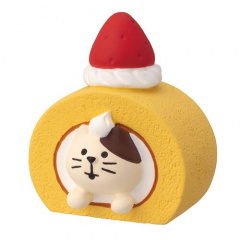 オブジェ concombre ロールケーキつっこみ猫