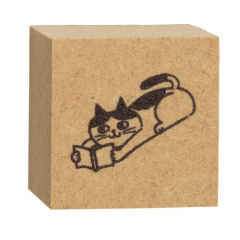 スタンプ お猫ライフ B(読書/ST-90747)