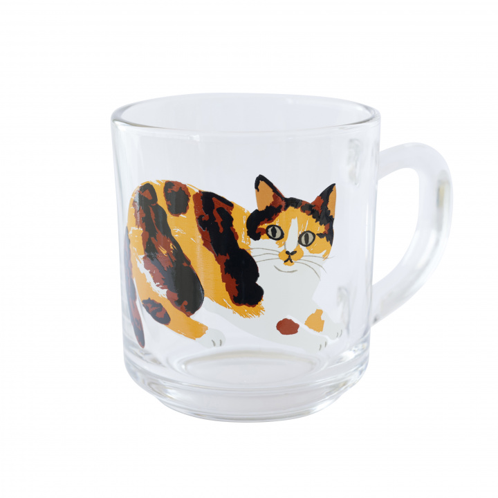 【松尾ミユキ】 ガラスマグカップ Cats(Fuu/110483)