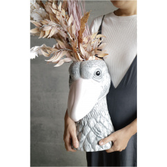【2512】116.ハシビロコウ花器…備前焼 2512】116.ハシビロコウ花器…備前焼