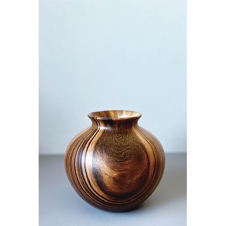 フラワーベース｜【welms.】 Wood grain Vase （S）