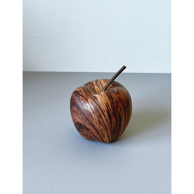 welms. オブジェ Wood grain Object Apple （S）