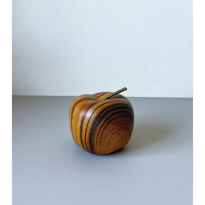 welms. オブジェ Wood grain Object Apple （L）(L)