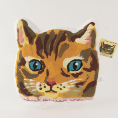 【Nathalie Lete】 クッション YELLOW CAT PILLOW