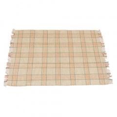 【Ne WORKS】 -NuanceCheck- Floor Rug フロアラグ 130×190cm(MUSTARD)