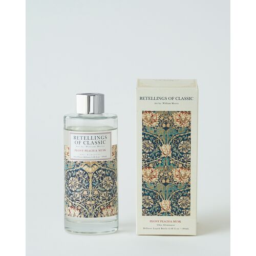 【William Morris】RIQUID BOTTLEリードディフューザー　180ｍｌ　 HONEYSUCKLE