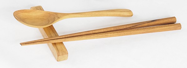 Co-Labo 箸置き cutlery rest teak(OR-08/teak)