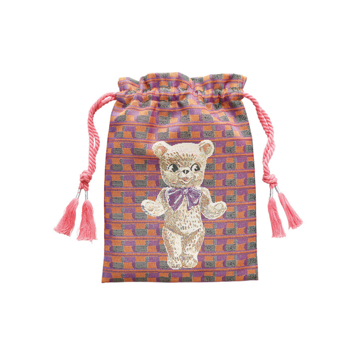 巾着バッグ｜【Nathalie Lete】 Drawstring bag ナタリーレテ(Bear/510793)