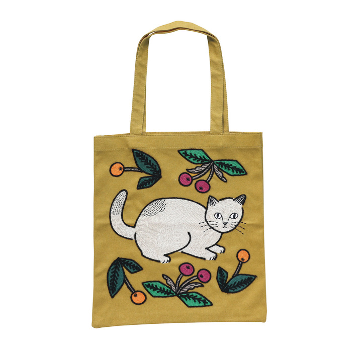 トートバッグ｜【松尾ミユキ】 Embroidery Tote bag Matsuo Miyuki(Kitten/110512)