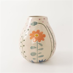 【Bloomingville】 せっ器フラワーベース Taza(Taza)