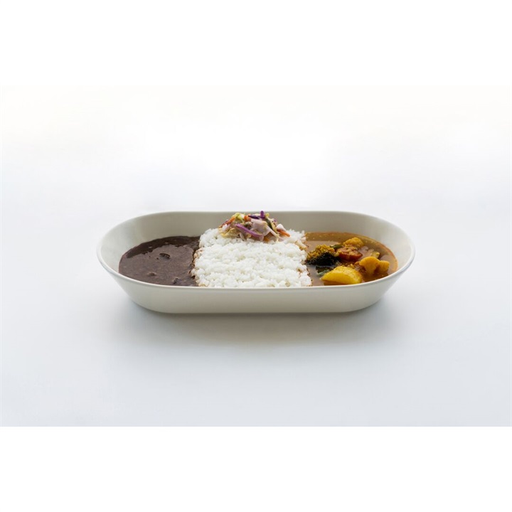 【zen to】 oval curry bowl