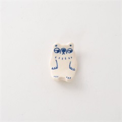【AKANE's Pottery】 箸置き(白くま)