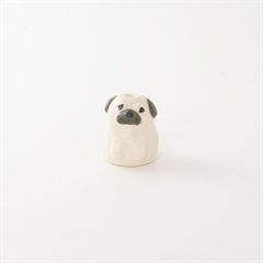 【AKANE's Pottery】 一輪挿し（小）(パグ)