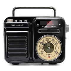 RELAX MULTI RETRO RADIO(ブラック)