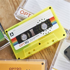 【Opt！】 カセットスピーカー(クリアイエロー)