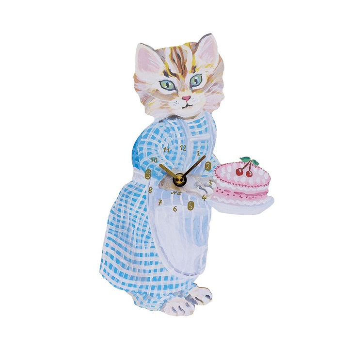 【Nathalie Lete】 Diecut clock Animal 2
