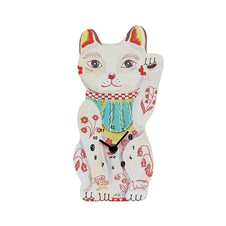 【Nathalie Lete】 Diecut clock Animal 2