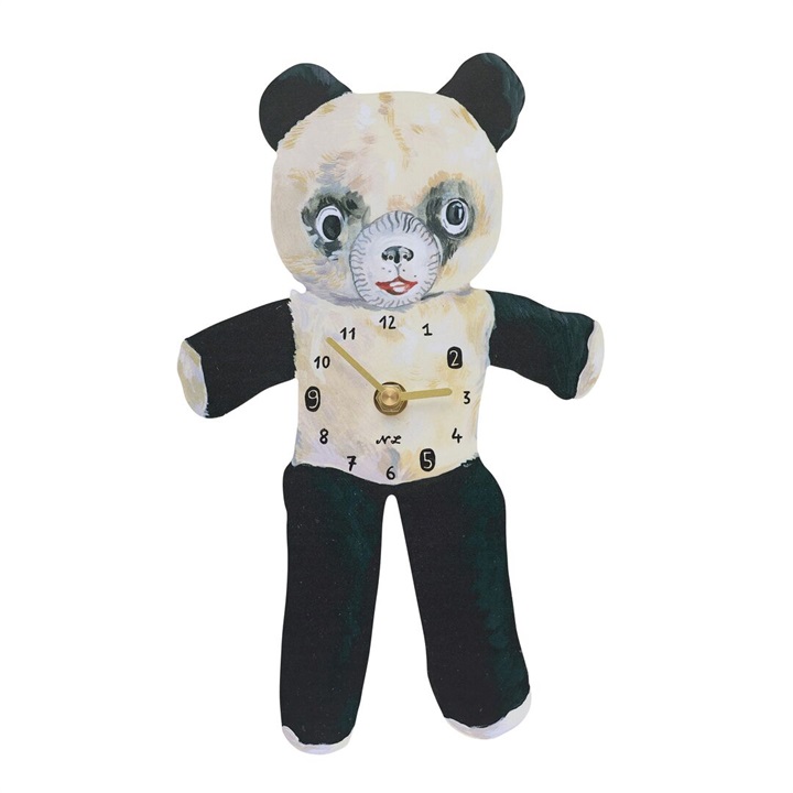 【Nathalie Lete】 Diecut clock Panda