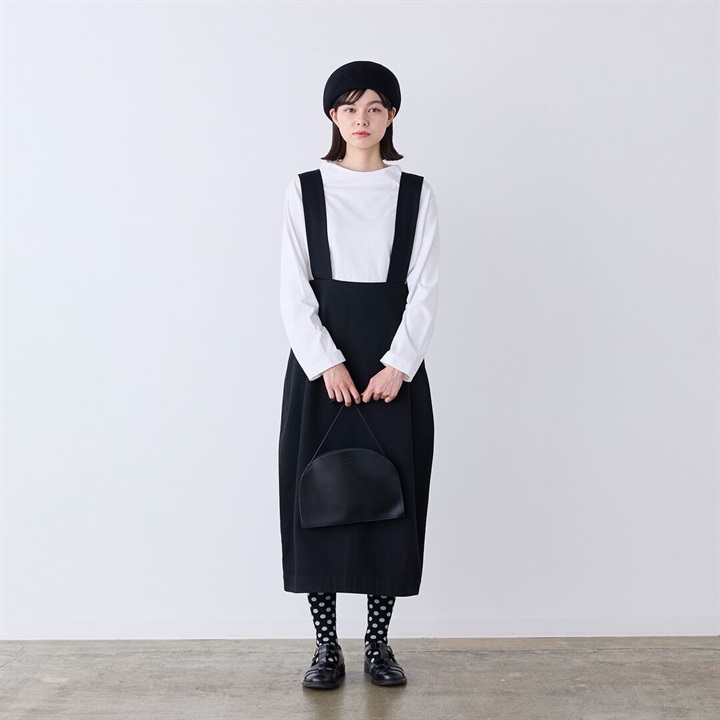 【Cion】 コットンスタンドボートネックカットソー