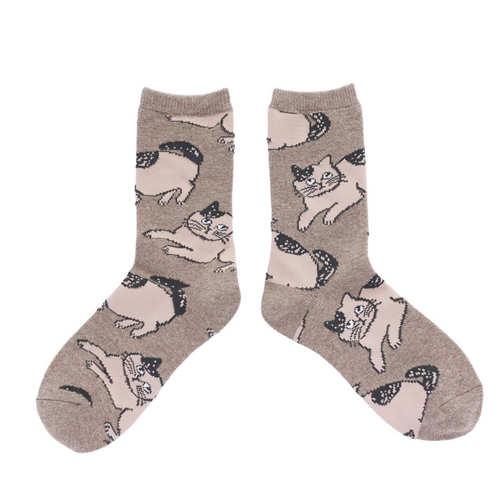 【松尾ミユキ】Cat Wool Blend socks キャットウールブレンドソックス