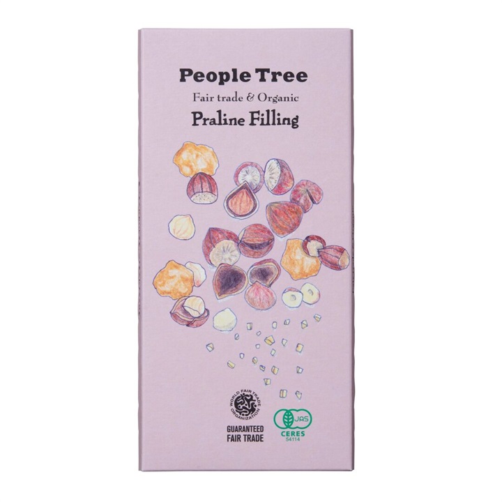 【People Tree】フェアトレード&オーガニックチョコレート プラリネフィリング