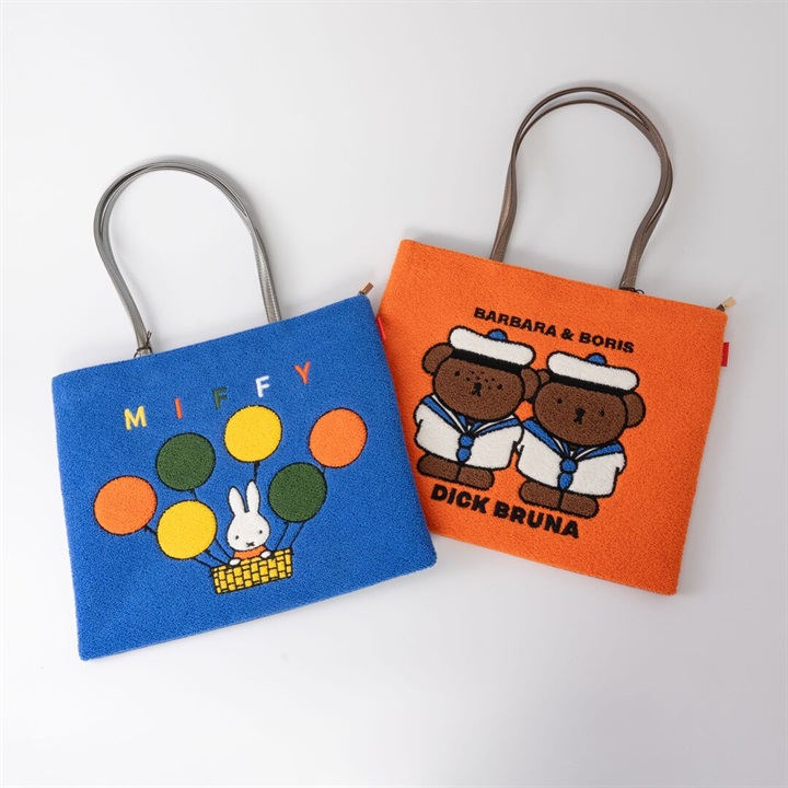 zucchero】ミッフィーコラボさがら刺繍A4トート｜てんとてん