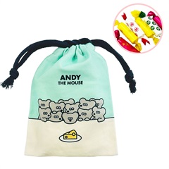 巾着袋付きラムネギフト(ANDY/CHEESE)