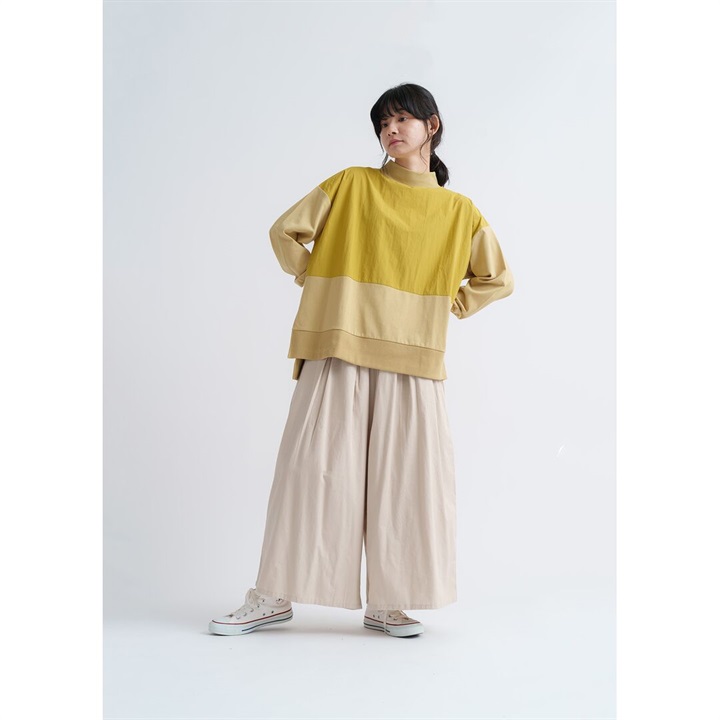 【M.M.O】コットンツイル タックパンツ