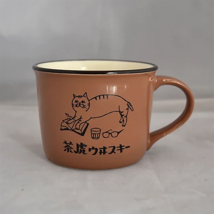 星羊社】茶虎ウヰスキー マグカップ｜てんとてん｜インテリア雑貨