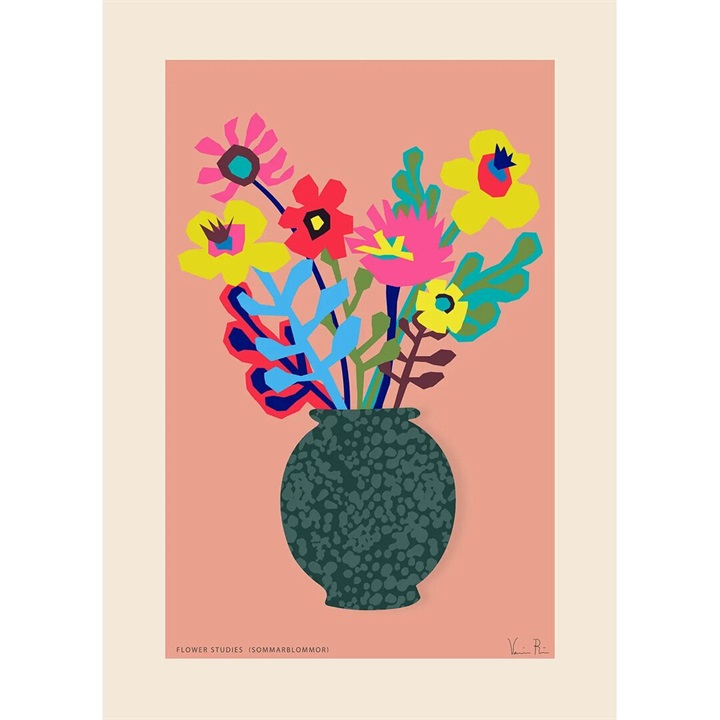 【Paper Collective】 30×40cmポスター Flower Studies 02-Sommar