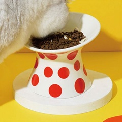 【ZEZE】PET HIGH-HEELS BOWL(RED)