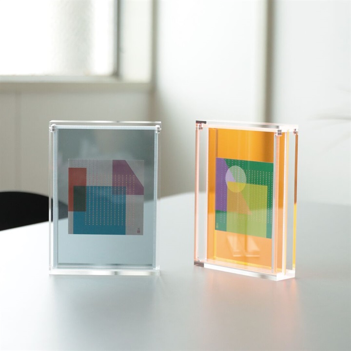 NS】アクリルフォトフレーム AMS-02｜てんとてん｜インテリア雑貨