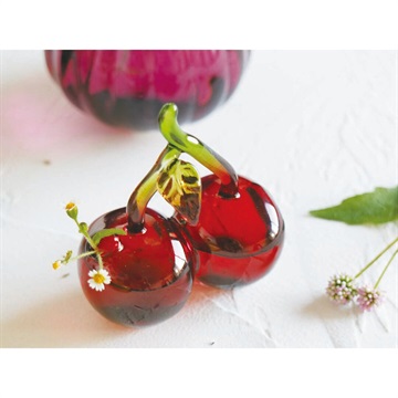 DECO Glass オブジェ＆フラワーベース Cherry