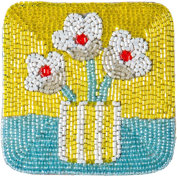 【ANDPACKABLE(R)】ビーズコースター フィオーレ