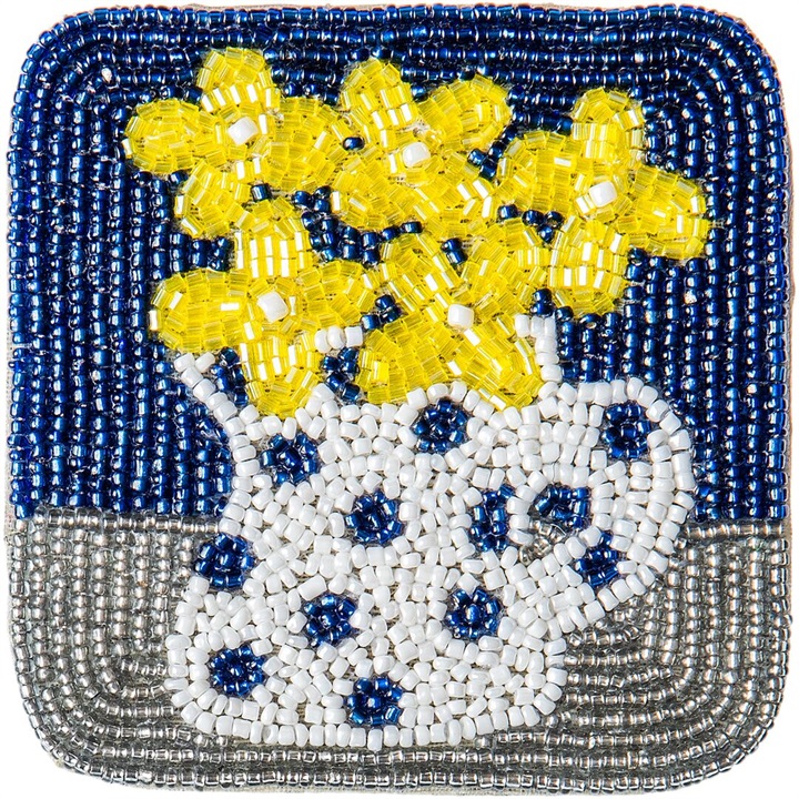 【ANDPACKABLE(R)】ビーズコースター フィオーレ