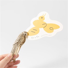 【artipur COTTAGE】アルミクリップ オウム(オウム)