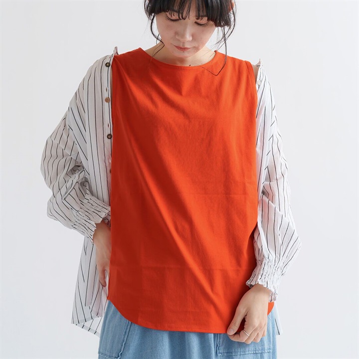 【M.M.O】ラウンドヘムタンクトップ