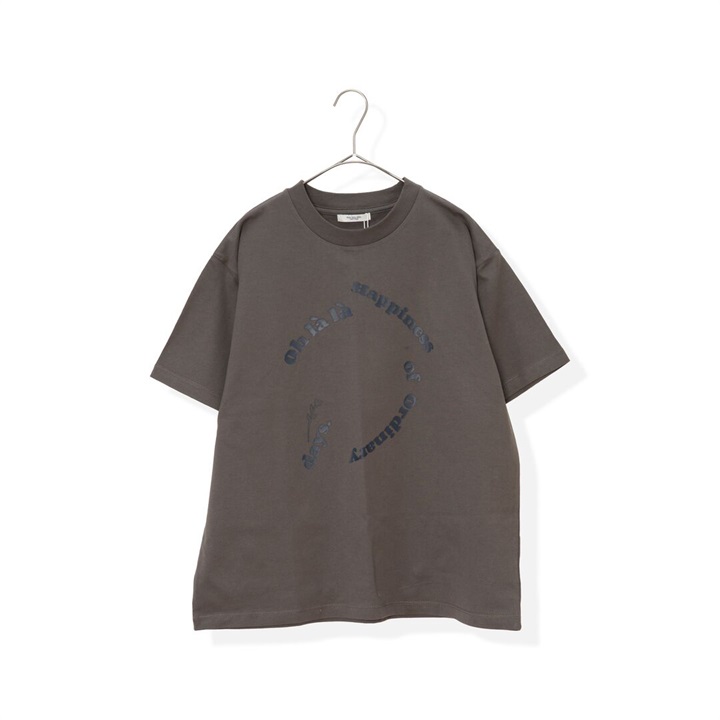 【POU DOU DOU】厚盛りプリントサークルロゴTシャツ