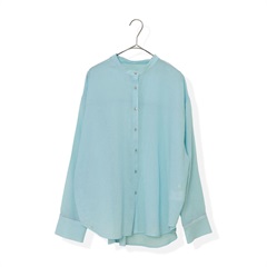 【hunch】シアーベーシックオーバーシャツ(84BLUE)