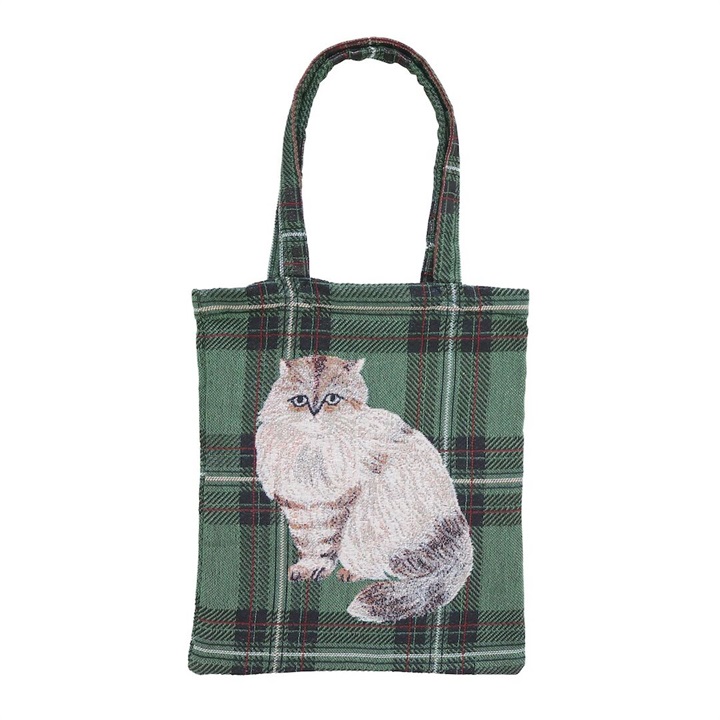 【松尾ミユキ】Rectangle tote bag check back