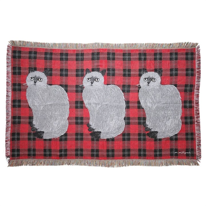 【松尾ミユキ】Tapestry rug check back