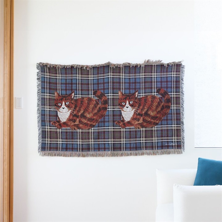【松尾ミユキ】Tapestry rug check back