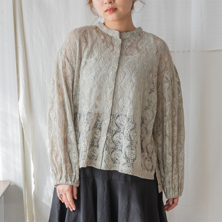 【teMite】シアータックスリーブシャツ