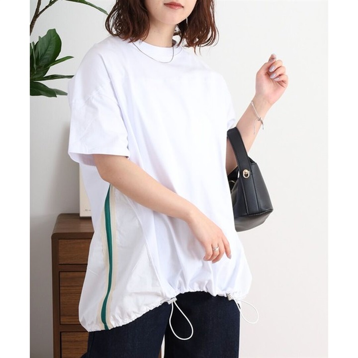 【Arinomama】スピンドル切替半袖Tシャツ