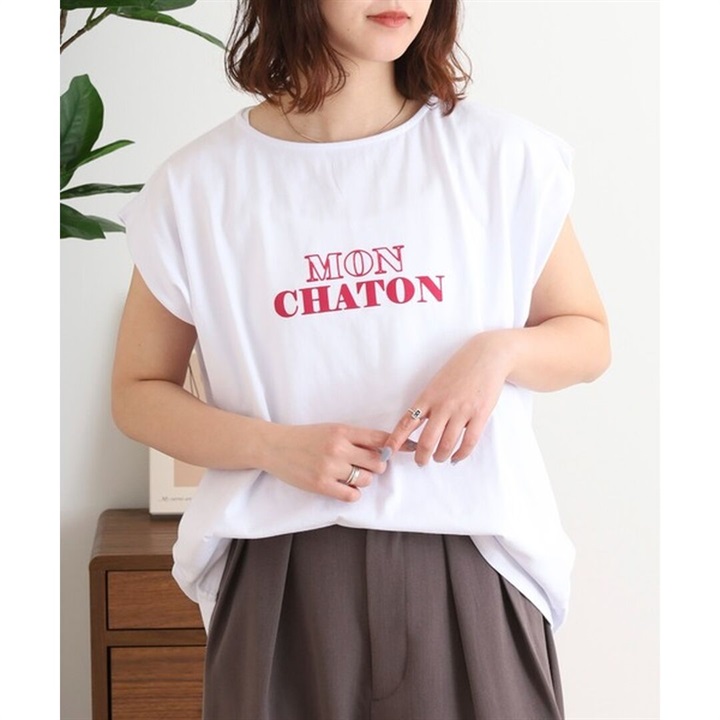 【Arinomama】タックノースリーブTシャツ