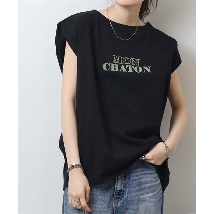 【Arinomama】タックノースリーブTシャツ