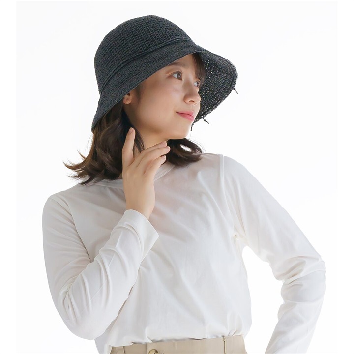 【PAGE ONE】細編みペーパーHAT