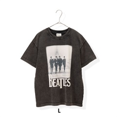 UNISEX VINTAGELIKE THE BEATLES 半袖Tシャツ(S.BLK（L）)