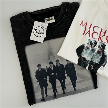UNISEX VINTAGELIKE THE BEATLES 半袖Tシャツ