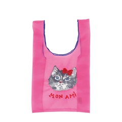 【Nathalie Lete】Organdy Bag S(Gray cat)